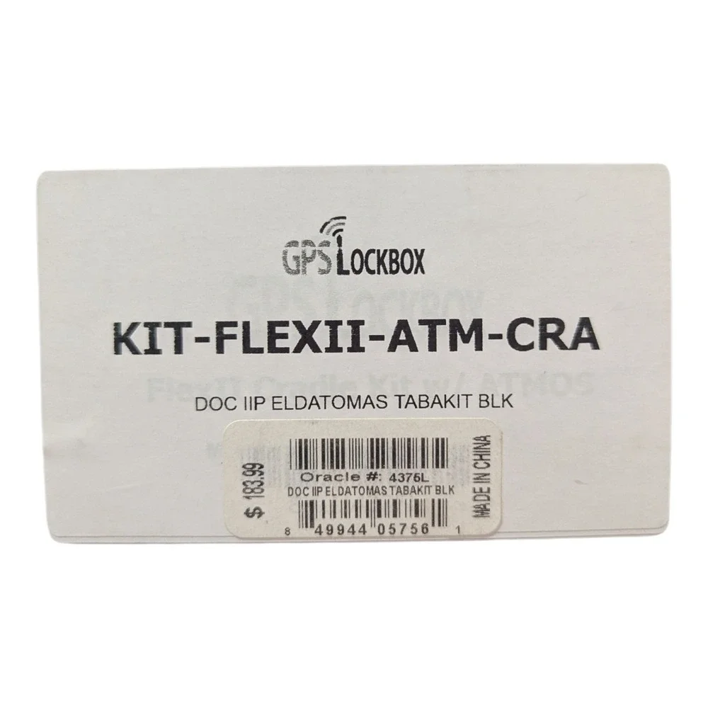 BB. GPS Lockbox Flex II Tab A Temp Control Cradle Kit Key Lock/Wiring Harness ⬇️